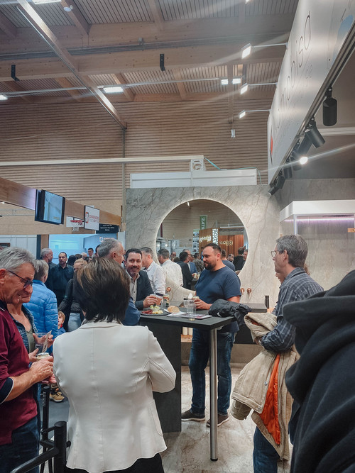 Gewerbeausstellung Schötz Aussteller Stand