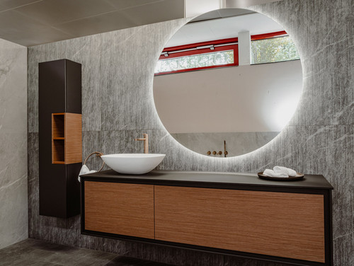 Ausstellungskoje Badezimmer im Showroom Ebersecken