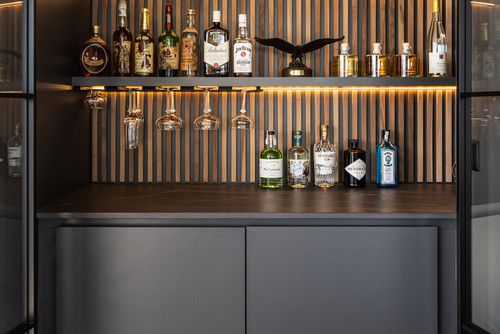 Referenz Abdeckung Dekton bei Outdoor-Bar