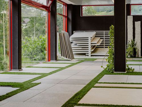 Ausstellung in Ebersecken Gartenplatten