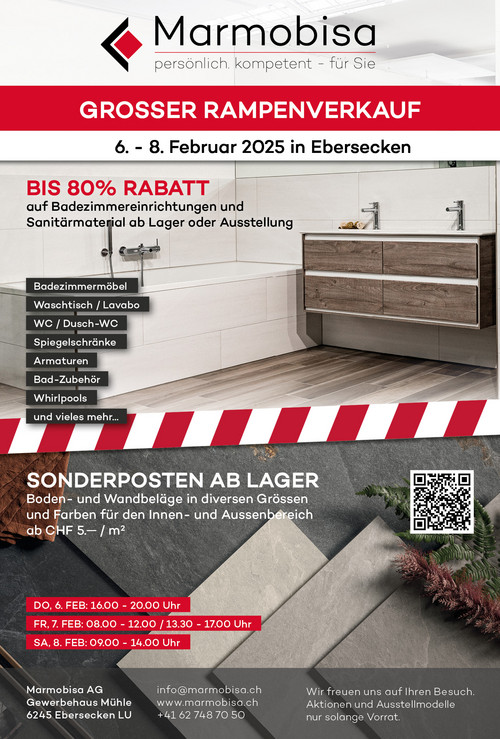 Lagerabverkauf Rampenverkauf Ebersecken