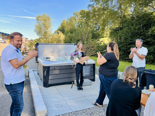 Gemeinsamer Ausbildungsabschluss mit Grillfest in Ebersecken