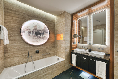 Referenz Abdeckung Granit Naturstein Hotel Schweizerhof Luzern