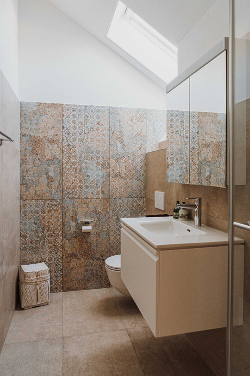 Bodenplatten, Wandplatten, Badezimmer Referenz EFH Ebikon