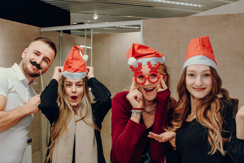 Weihnachtsfeier 2024 Schnappschüsse Fotobox