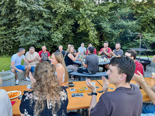 Gemeinsamer Ausbildungsabschluss mit Grillfest in Ebersecken