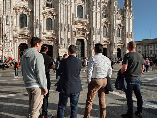Werkbesuch GESSI Italien mit Geschäftspartner