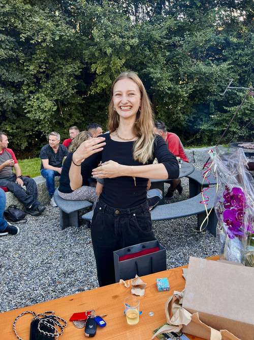 Gemeinsamer Ausbildungsabschluss mit Grillfest in Ebersecken