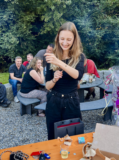 Gemeinsamer Ausbildungsabschluss mit Grillfest in Ebersecken