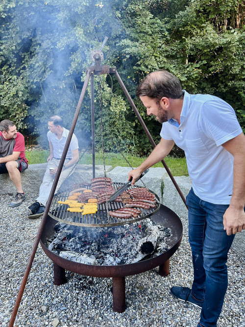 Gemeinsamer Ausbildungsabschluss mit Grillfest in Ebersecken