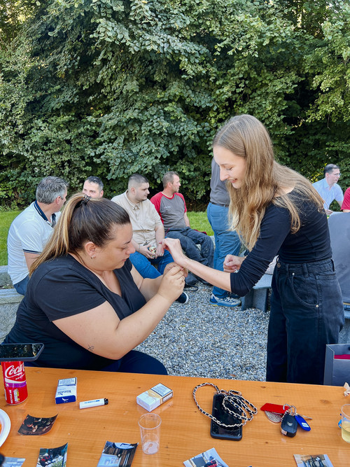 Gemeinsamer Ausbildungsabschluss mit Grillfest in Ebersecken