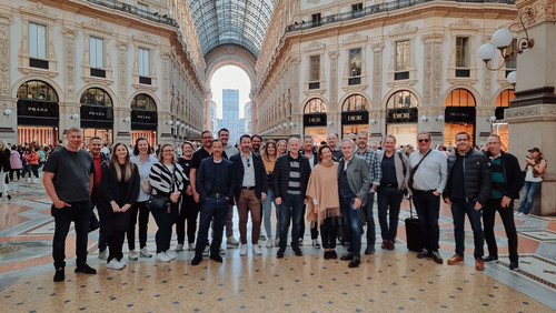 Werkbesuch GESSI Italien mit Geschäftspartner